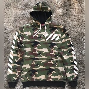 Carbon camouflage hoodie large